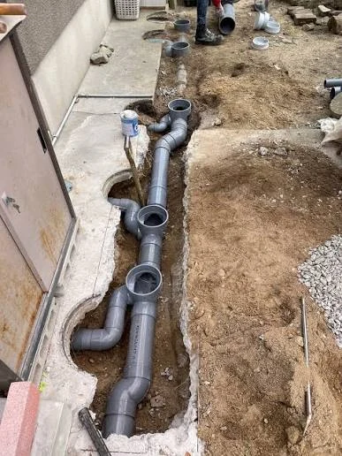 屋外排水・水はけ改善
